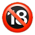 18+ Icon
